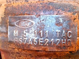 Катализатор от Ford F57A 5E212 HD (FRONT) №5