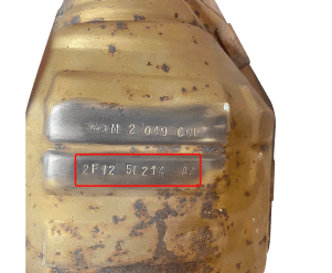 Катализатор от Ford 2F12 5E214 AA №2