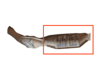 Катализатор от Ford F8UA 5E214 AC (REAR) №1