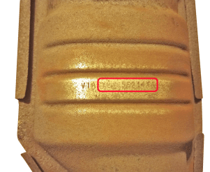 Катализатор от Ford YL3C 5E214 XA (REAR)