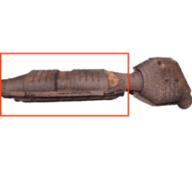 Катализатор от Ford YL3C 5E214 XA (REAR) №2