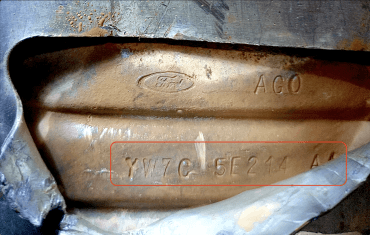 Катализатор от Ford YW7C 5E214 AA (BACK)