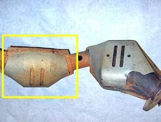 Катализатор от Ford YW7C 5E214 AA (BACK) №2