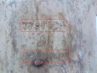 Катализатор от Alfa Romeo - Fiat - Lancia 7791524 7780798