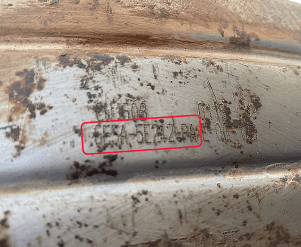 Катализатор от Ford 6E5A 5E242 PA №2