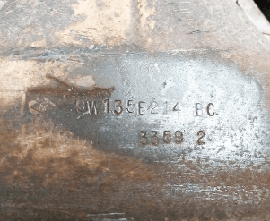 Катализатор от Ford 9W13 5E214 BC №3