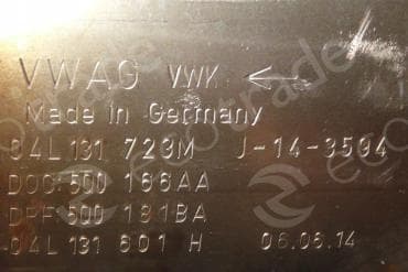 Катализатор от Audi - Seat - Volkswagen 04L131723M 5Q0166AA 5Q0181BA  04L131601H №3