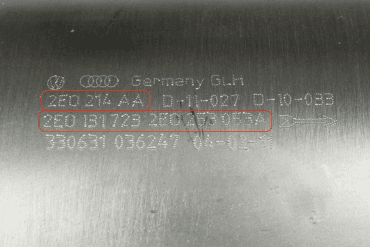 Катализатор от Audi - Volkswagen 2E0214AA 2E0131723 2E0253053A