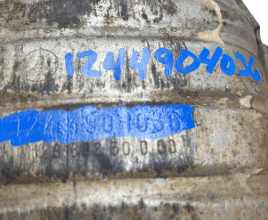 Катализатор от Mercedes Benz 1244904036