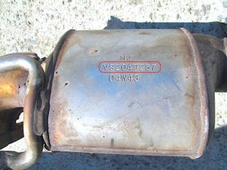 Катализатор от Volvo VS2049257