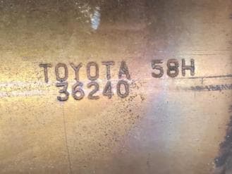 Катализатор от Toyota 36240 №3