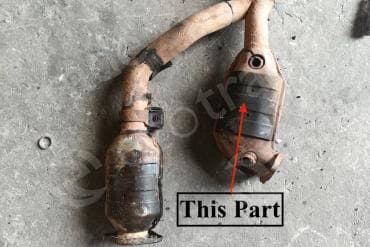 Катализатор от Mitsubishi Mitsubishi 2 Dot 3 Rib №2