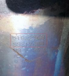 Катализатор от Alfa Romeo - Fiat - Lancia 51822568 55217684 55210499 №2