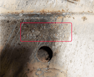 Катализатор от Ford 93BB-5E212-AF 93BB-5E242-AC №3