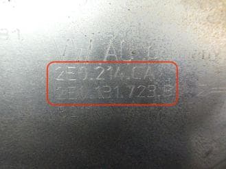 Катализатор от Audi - Volkswagen 2E0214CA 2E0131723B 2E0253053S