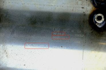 Катализатор от Audi - Volkswagen 2H0214AB 2H0131723C №4