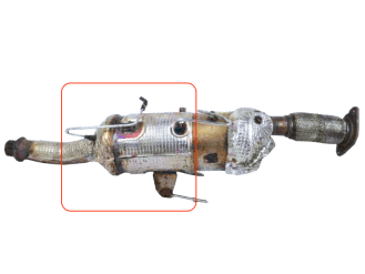 Катализатор от Renault C 628 (DPF)