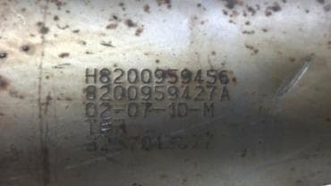 Катализатор от Renault 8200959427A H8200459456