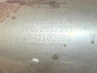 Катализатор от Audi - Porsche - Volkswagen 7P0253209 7P0253211 №3