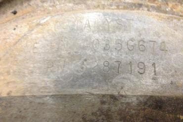 Катализатор от Peterbilt EPN A035G674 CPN 5287191