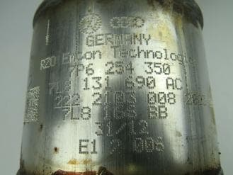 Катализатор от Audi - Volkswagen 7P6254350 7L8131690AC 7L8166BB