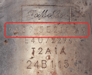Катализатор от Ford 9A39-5E211-AA №2