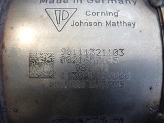 Катализатор от Porsche 98111321103