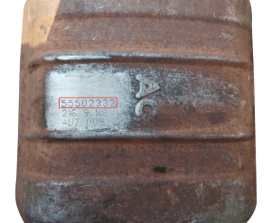 Катализатор от Chevrolet - Opel 55502332 (CERAMIC) №2