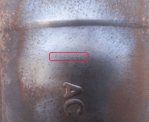 Катализатор от General Motors 25167442 №2