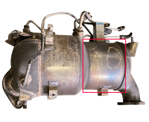 Катализатор от Lexus - Toyota 26040 (CERAMIC)