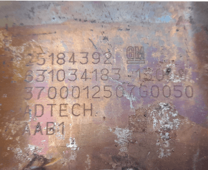 Катализатор от Opel - Vauxhall 25184392 (DPF) №2