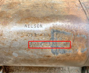 Катализатор от Ford F7TA-5E212-DB №3