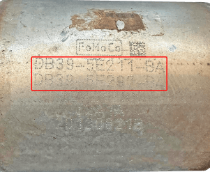 Катализатор от Ford - Mazda DB39-5E211-BA DB39-5F297-BA №5