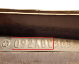 Катализатор от Chrysler 092ABW №4