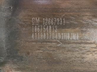 Катализатор от General Motors 12667331 №4