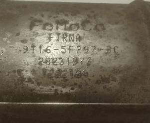 Катализатор от Ford 9T16-5F297-BC №3