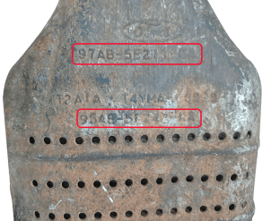 Катализатор от Ford 97AB-5E242-KA 95AB-5E242-KA №3