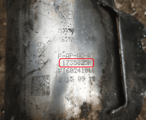 Катализатор от Citroën - Peugeot 1735825X