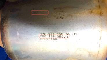 Катализатор от Audi - Volkswagen 2E0178BA 2E0253053R №2