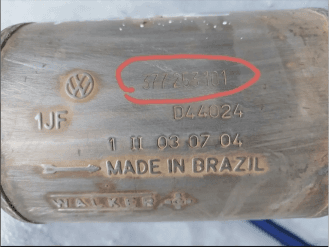 Катализатор от Audi - Volkswagen 377253101