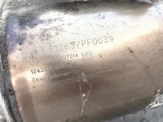 Катализатор от Mercedes Benz KT 1265 / PF 0039 (DPF) №4