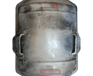 Катализатор от Ford 4M51-5E211-EB 4M51-5F297-NB №2