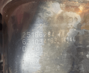 Катализатор от General Motors 25186284