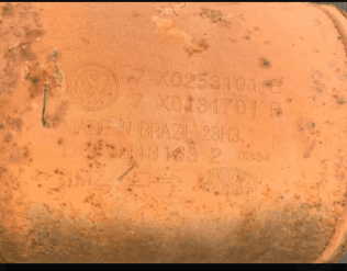 Катализатор от Audi - Volkswagen 7X0253101E 7X0131701B №4