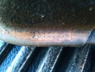 Катализатор от Pontiac 25165218