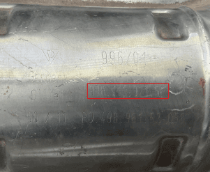 Катализатор от Porsche 99611302156 №2