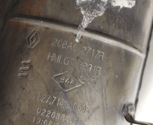 Катализатор от Renault 208A02717R №2