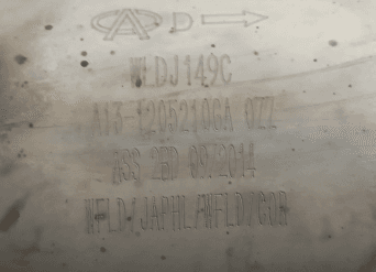 Катализатор от Chery A13-1205210GA №2