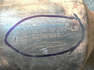 Катализатор от Ford JL34-5F297-LB