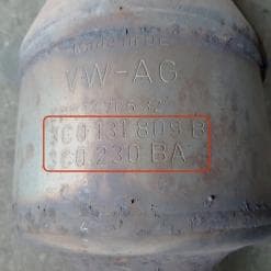 Катализатор от Audi - Volkswagen 3C0131809B 3C0230BA